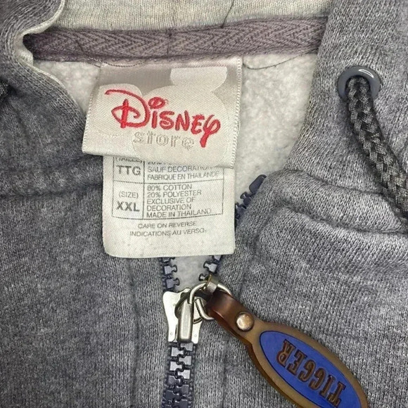 Disney Grey Tigger Zip Up Jacket - XXL - Picture 7 of 7